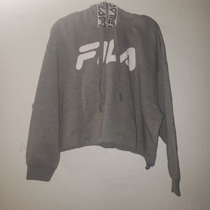Fila Logo Crop Hoodie Women's NWT Size 2x